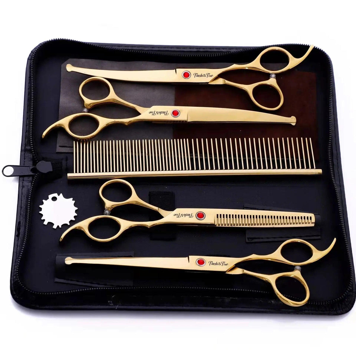 Ultimate Pet Grooming Scissors Set for Stress-Free Pet Care-4
