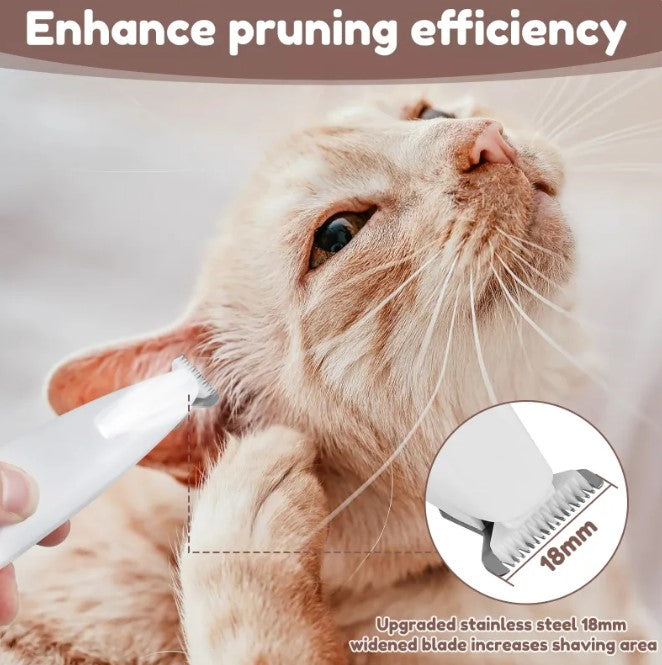 Waterproof Dog Paw Trimmer with LED Light