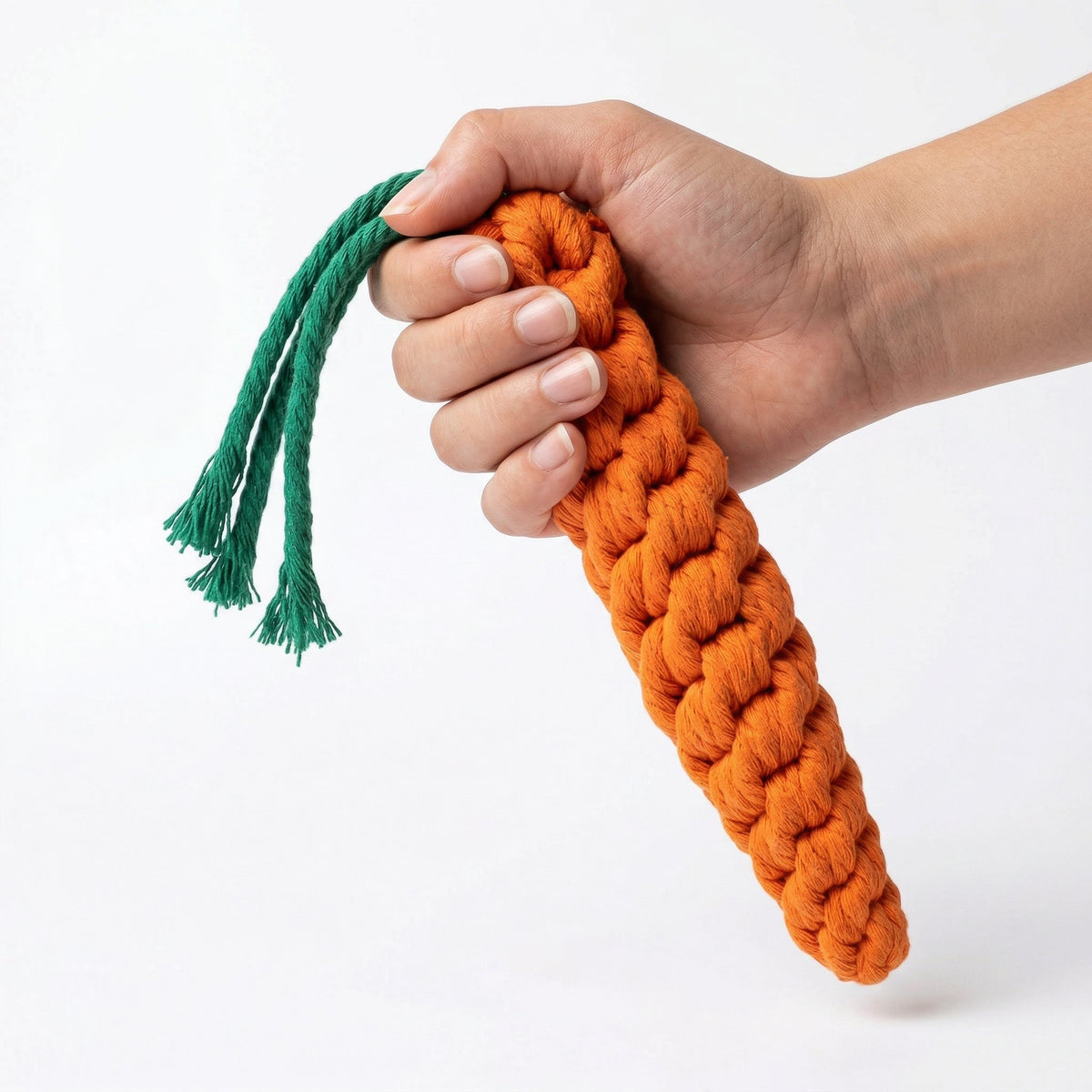 Monli Large Orange Carrot Dog Chew Toy