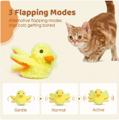 Automatic Electric Duck Cat Toy – Self-Moving Teaser