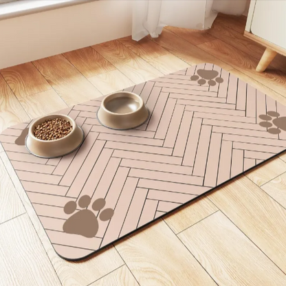 Splash-Proof Diatom Feeding Mat for Cats and Dogs