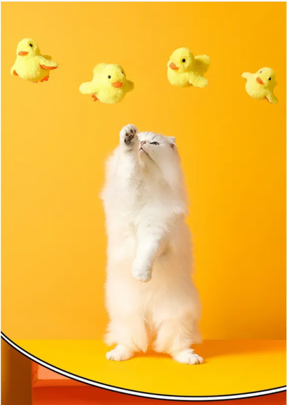 Automatic Electric Duck Cat Toy – Self-Moving Teaser