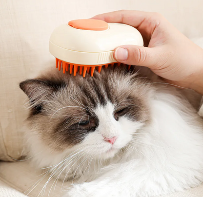 3-in-1 Steam Pet Hair Brush for Dogs and Cats