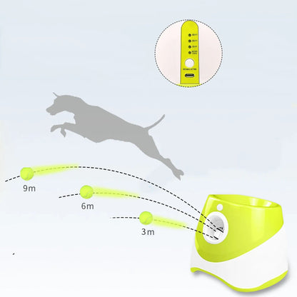 Automatic Tennis Ball Launcher for Dogs – Hands-Free Fetch Machine