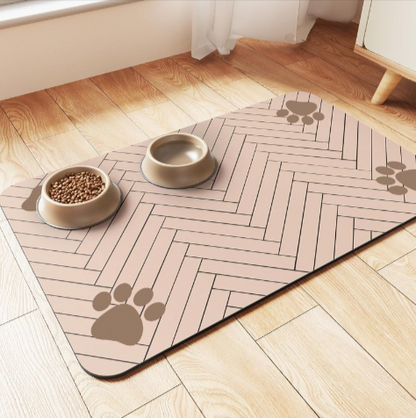 Splash-Proof Diatom Feeding Mat for Cats and Dogs