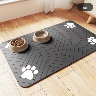 Splash-Proof Diatom Feeding Mat for Cats and Dogs