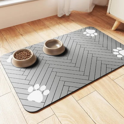 Splash-Proof Diatom Feeding Mat for Cats and Dogs