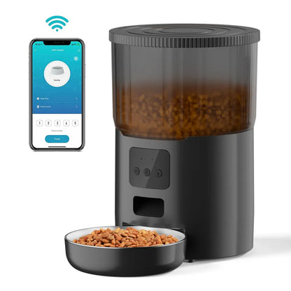 Smart Automatic Pet Feeder for Cats and Dogs – 4L WiFi