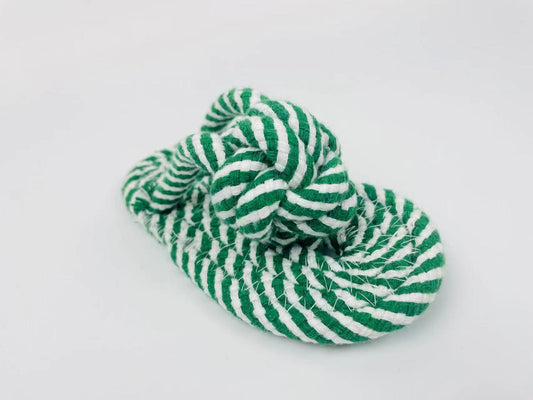 Slipper-Shaped Rope Chew Toy for Dogs