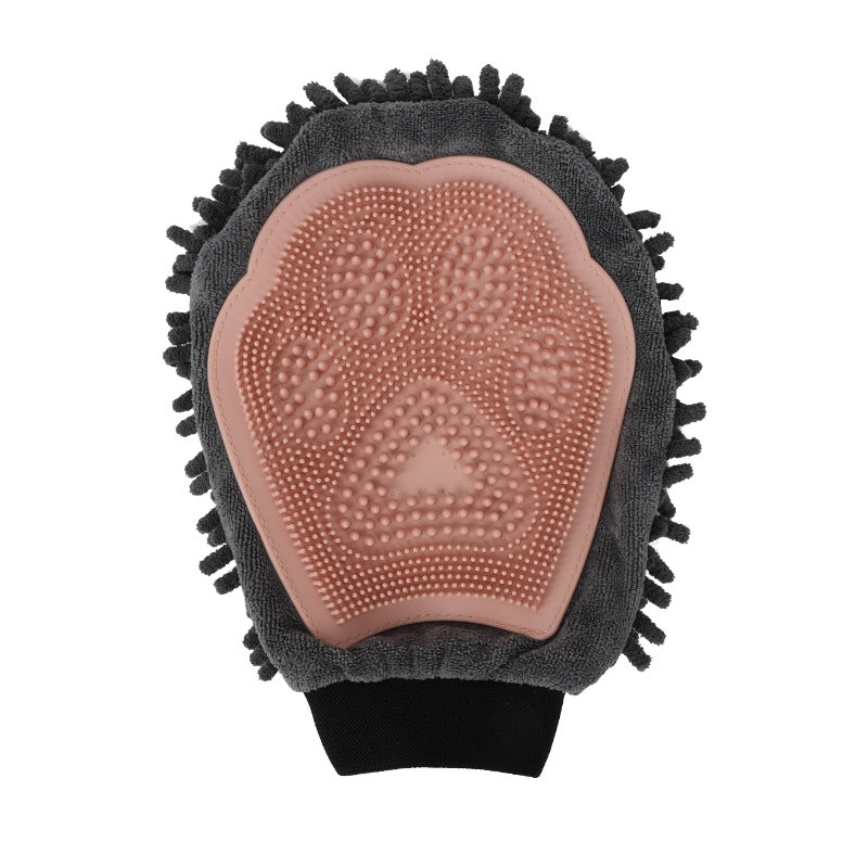 Cross-border Pet Bathing Glove Dog Double-Sided Cleaning Massage Bath Brush Cat Petting Massage Brush Pet Supplies-3