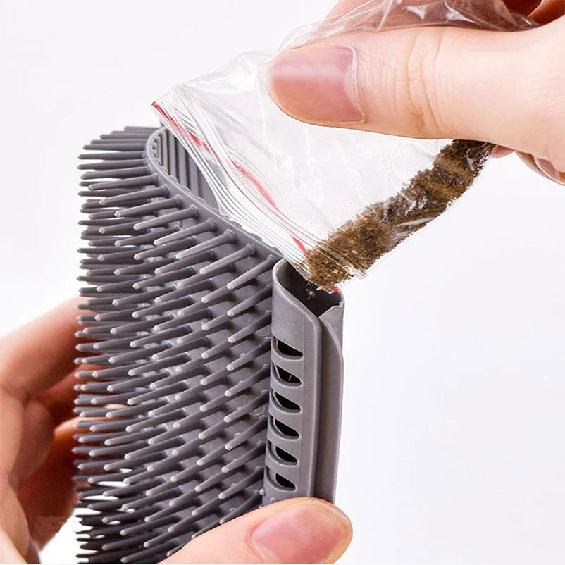New pet Cat Corner Scrubber Massager Cat Scratching Scratching Scratcher Cat Brush Comb Massage Corner Brush Pet Supplies-2