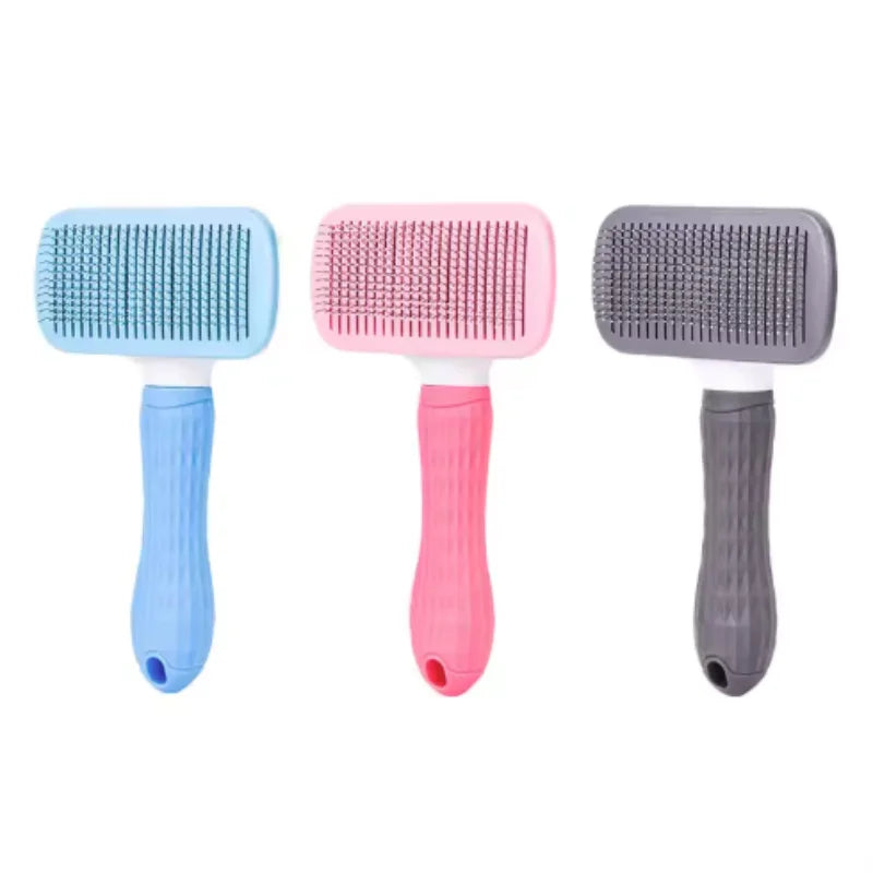 Dog Comb Pet Hair Removal Brush Cats and Dogs Special Comb Beauty Massage Self-cleaning Needle Comb Pet Supplies-1