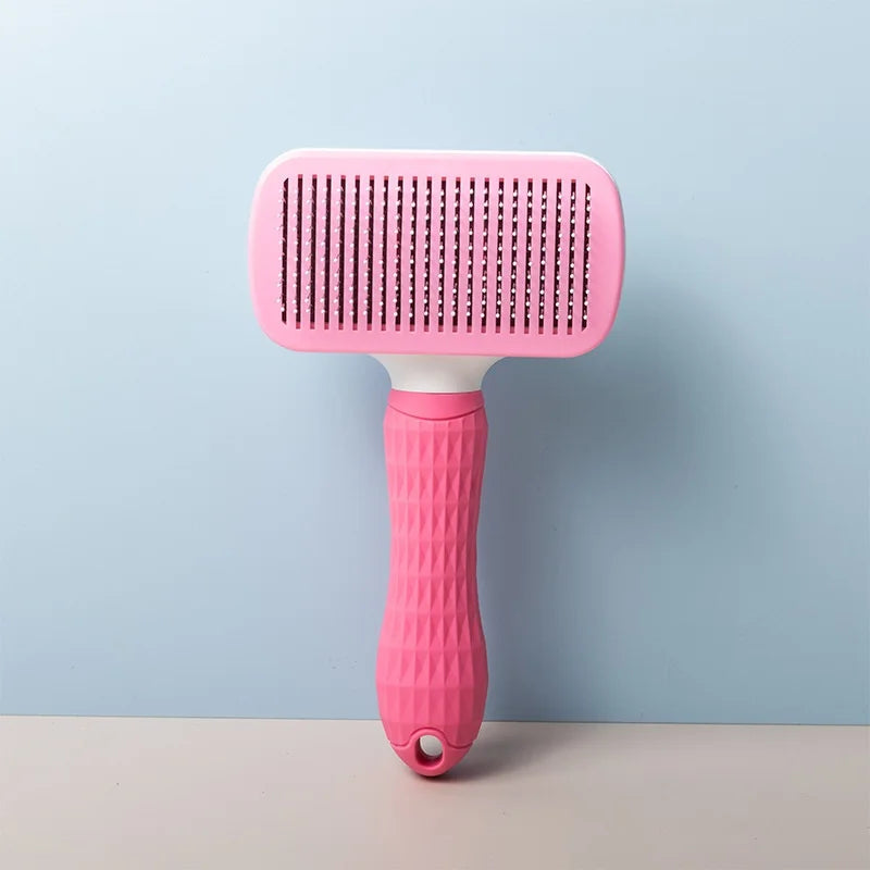 Dog Comb Pet Hair Removal Brush Cats and Dogs Special Comb Beauty Massage Self-cleaning Needle Comb Pet Supplies-5