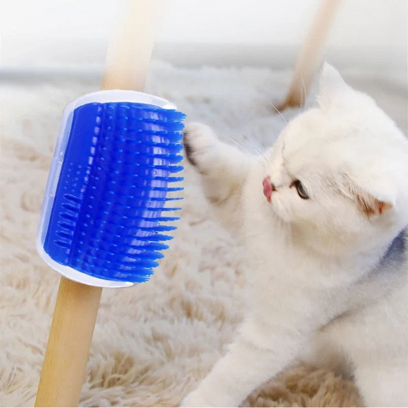 New pet Cat Corner Scrubber Massager Cat Scratching Scratching Scratcher Cat Brush Comb Massage Corner Brush Pet Supplies-1