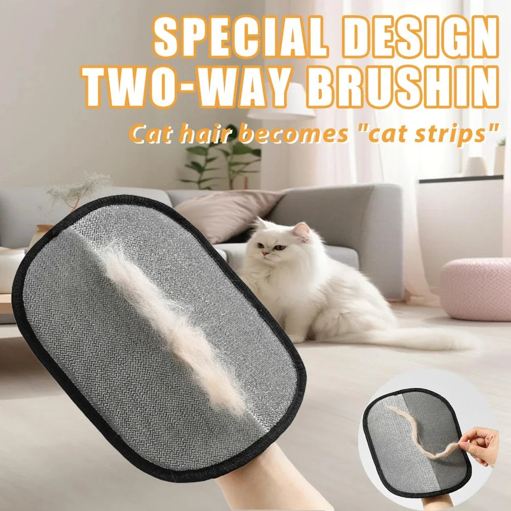 Pet Hair Remover Portable Washable Clothes Hair Dehairing Gloves Pet Cleaning Products Pet Accessories-3