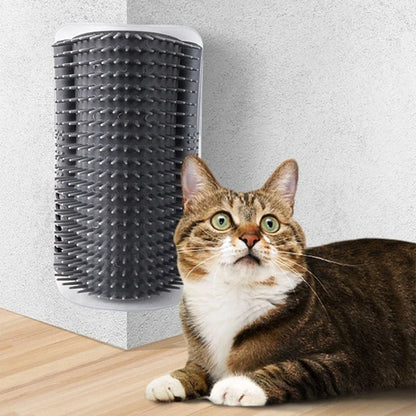 New pet Cat Corner Scrubber Massager Cat Scratching Scratching Scratcher Cat Brush Comb Massage Corner Brush Pet Supplies-0
