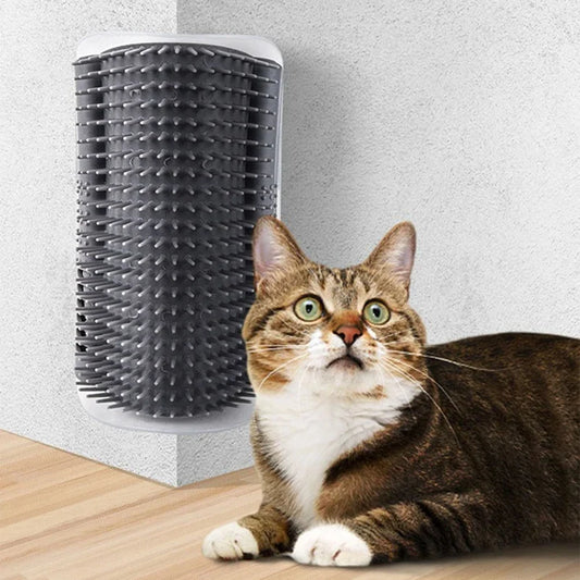 New pet Cat Corner Scrubber Massager Cat Scratching Scratching Scratcher Cat Brush Comb Massage Corner Brush Pet Supplies-0