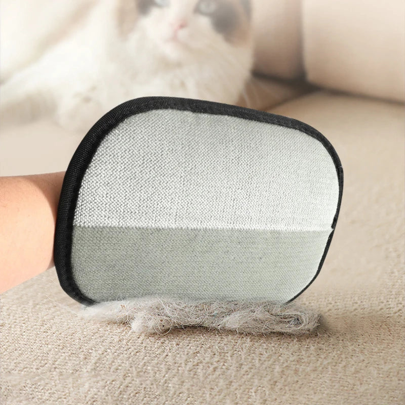 Cat Hair Brush Pet Removal Gloves Double-Sided Pet Grooming Gloves Kitten Cleaning Tool Dog Deshedding Brush Pet Supplies ﻿-4