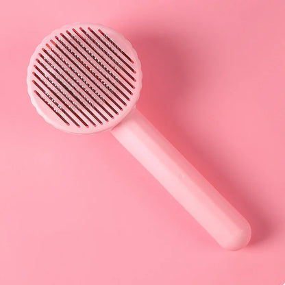 Dog Comb Pet Hair Removal Brush Cats and Dogs Special Comb Beauty Massage Self-cleaning Needle Comb Pet Supplies-17