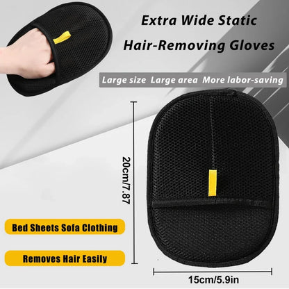 Pet Hair Remover Portable Washable Clothes Hair Dehairing Gloves Pet Cleaning Products Pet Accessories-4