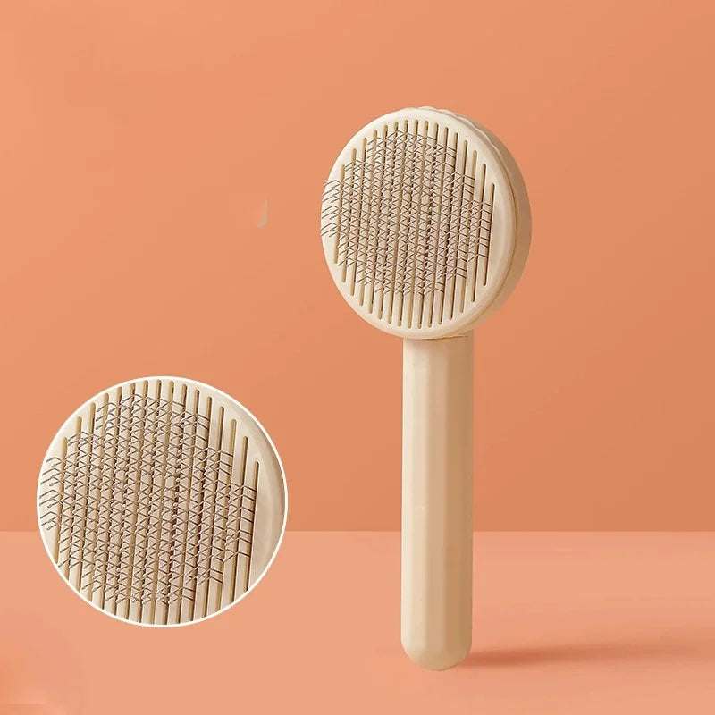 Dog Comb Pet Hair Removal Brush Cats and Dogs Special Comb Beauty Massage Self-cleaning Needle Comb Pet Supplies-12