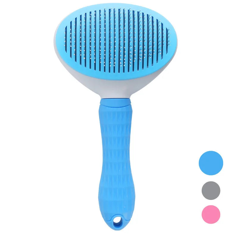 Dog Comb Pet Hair Removal Brush Cats and Dogs Special Comb Beauty Massage Self-cleaning Needle Comb Pet Supplies-18