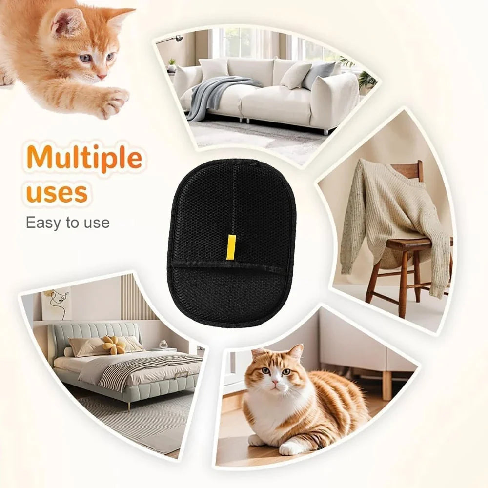 Pet Hair Remover Portable Washable Clothes Hair Dehairing Gloves Pet Cleaning Products Pet Accessories-1