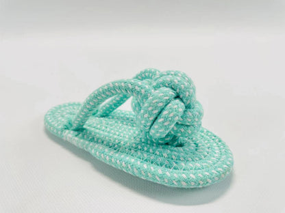 Slipper-Shaped Rope Chew Toy for Dogs