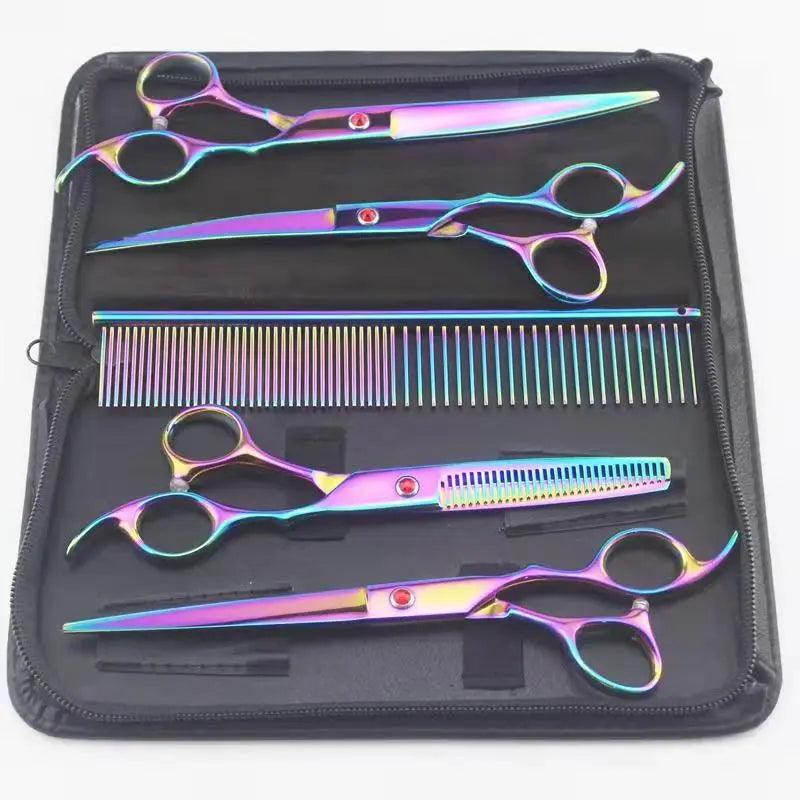 Ultimate Pet Grooming Scissors Set for Stress-Free Pet Care-1