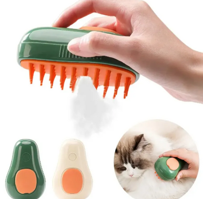 3-in-1 Steam Pet Hair Brush for Dogs and Cats