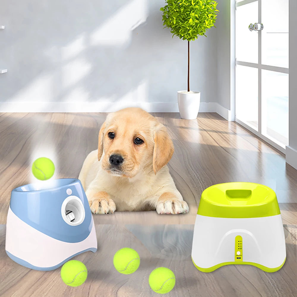 Automatic Tennis Ball Launcher for Dogs – Auto Fetch Machine