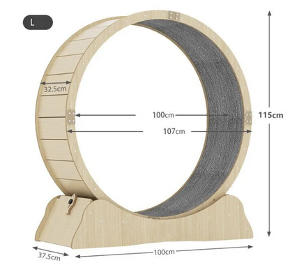 Purr Fit Silent Cat Exercise Running Wheel