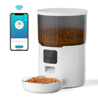 Smart Automatic Pet Feeder for Cats and Dogs – 4L WiFi