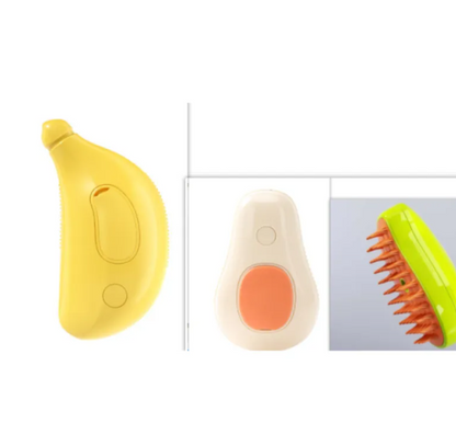 3-in-1 Steam Pet Hair Brush for Dogs and Cats