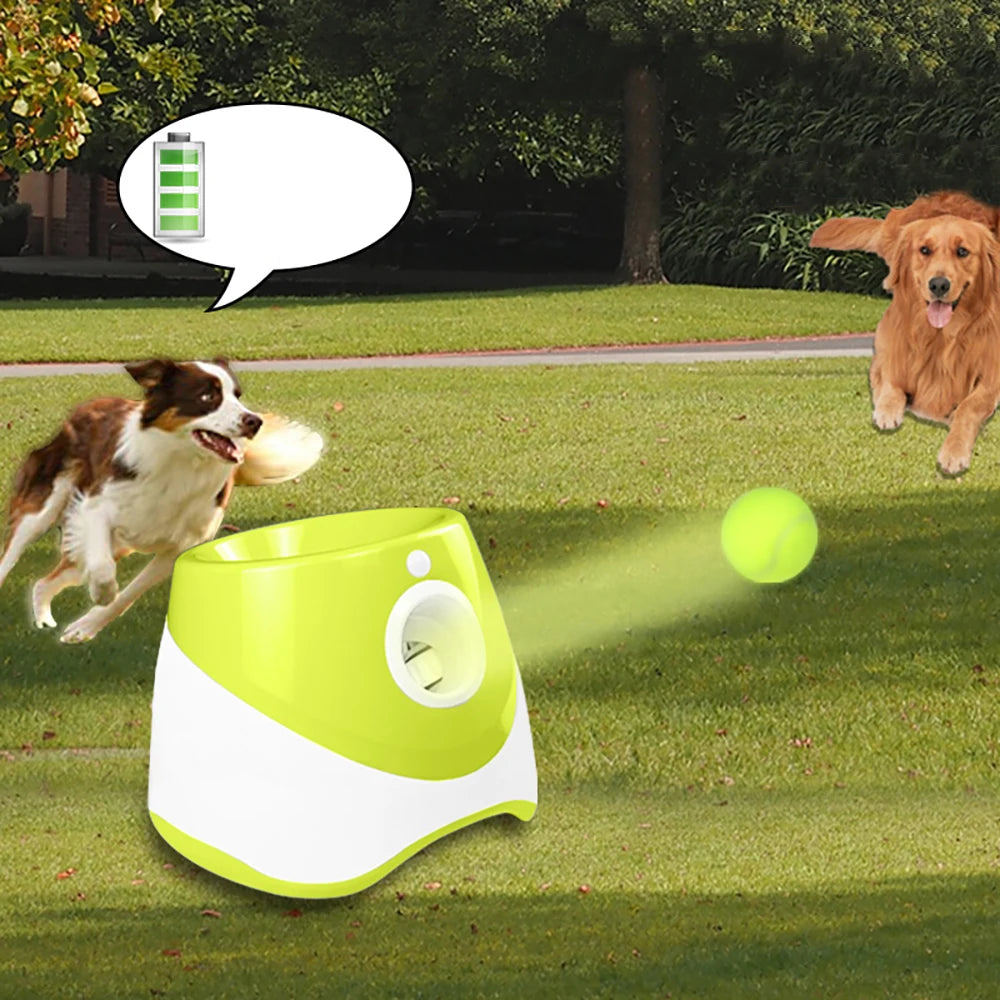 Automatic Tennis Ball Launcher for Dogs – Auto Fetch Machine