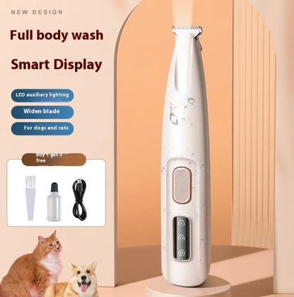 Waterproof Dog Paw Trimmer with LED Light
