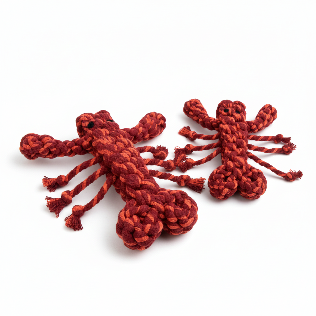 Coral Pop Lobster Pet Toy | Thicker and Stronger